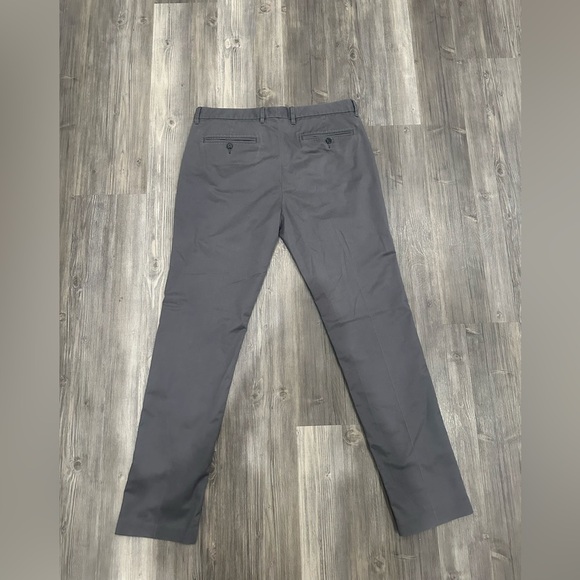 Bonobos Friday Tailored Cotton Chino Pants 33x32 Grey - Picture 7 of 8
